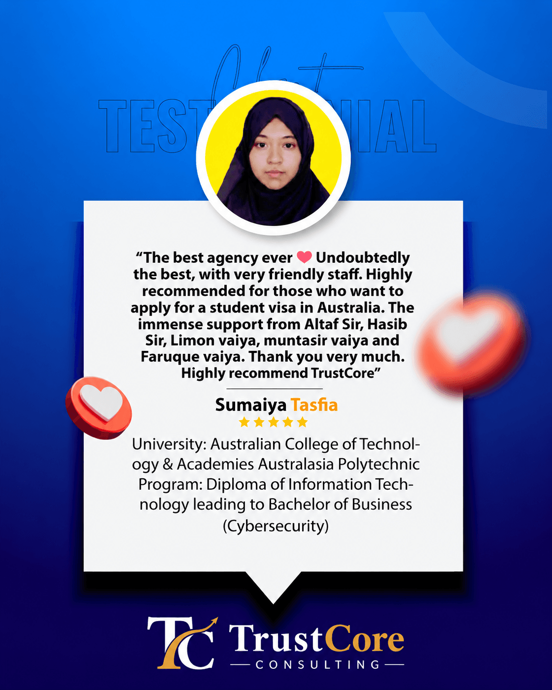 Testimonial